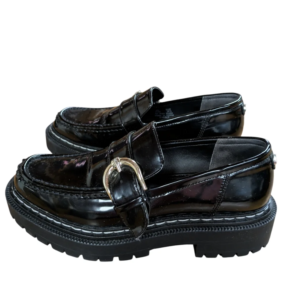 Circus by Sam Edelman Everly Lug Sole Patent Loafer Size 8.5 - Picture 12 of 12